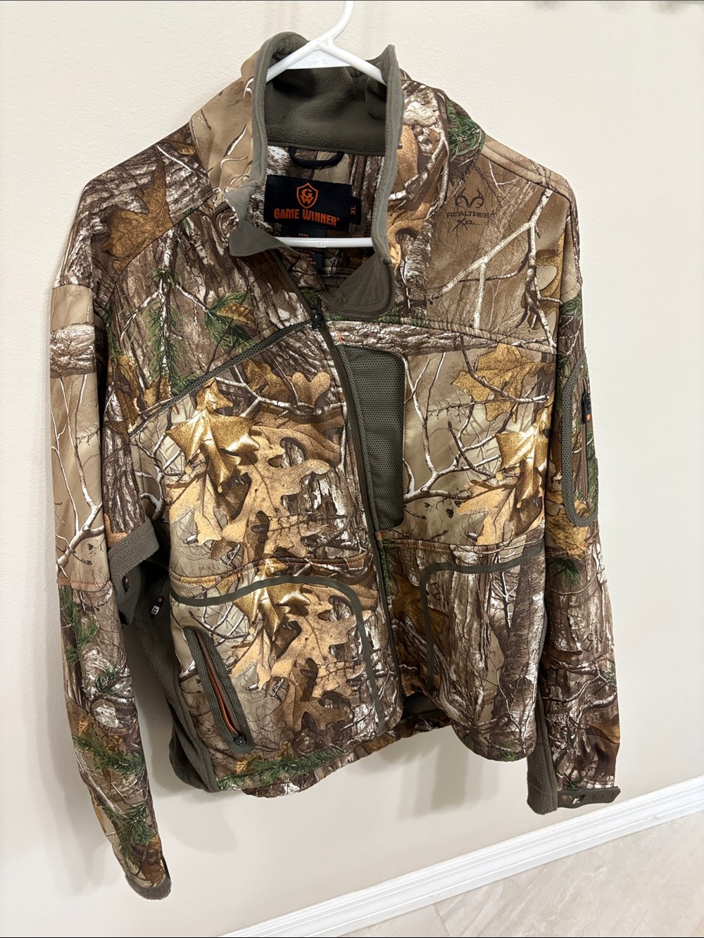 Men’s Realtree Game Winner Realtree Camo Utility Jacket - XL